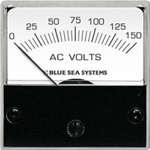 Blue Sea 8244 AC Analog Micro Voltmeter - 2" Face, 0-150 Volts AC