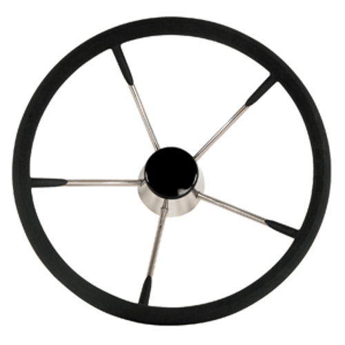 Whitecap Destroyer Steering Wheel - Black Foam - 13-1/2" Diameter