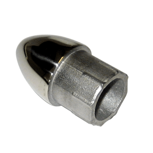 Whitecap Bullet End - 316 Stainless Steel - 7/8" Tube O.D.