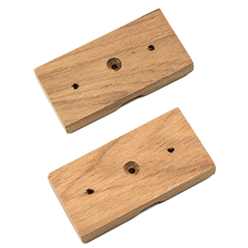 Whitecap Teak Rod Storage Rack Mounting Brackets - Pair