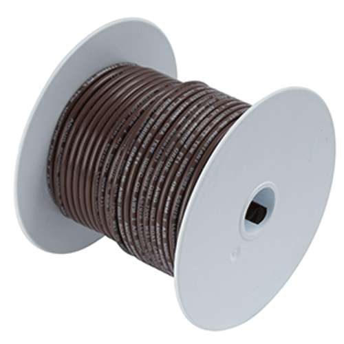 Ancor Brown 10 AWG Tinned Copper Wire - 1,000'