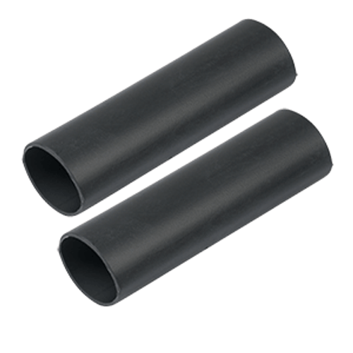 Ancor Heavy Wall Heat Shrink Tubing - 1" x 12" - 2-Pack - Black