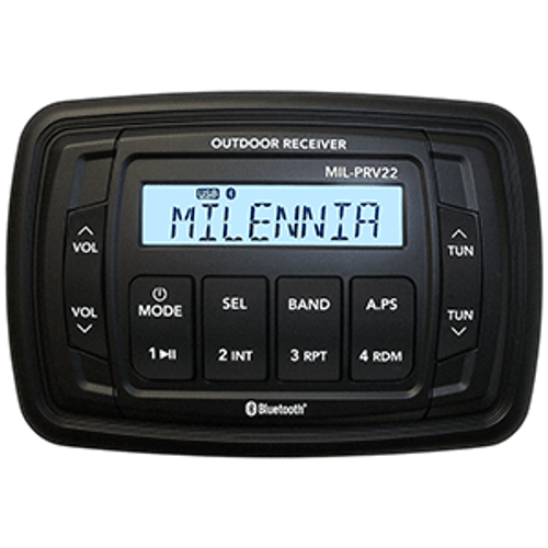 Milennia PRV22 Stereo w/AM/FM/BT - 1 Zone