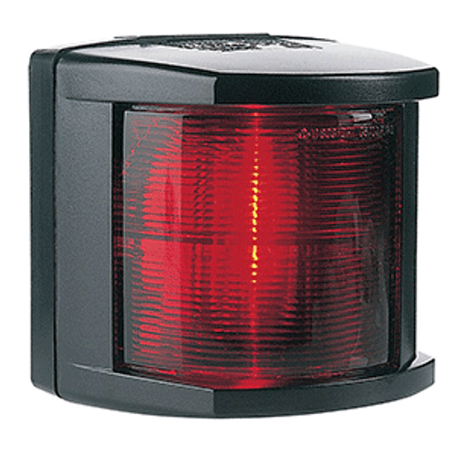 Hella Marine Port Navigation Light - Incandescent - 2nm - Black Housing - 12V