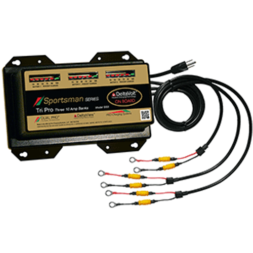 Dual Pro Sportsman Series Battery Charger - 30A - 3-10A-Banks - 12V-36V