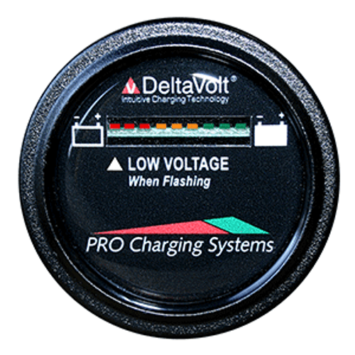 Dual Pro Battery Fuel Gauge - DeltaView&reg; Link Compatible - 36V System (3-12V Batteries, 6-6V Batteries)