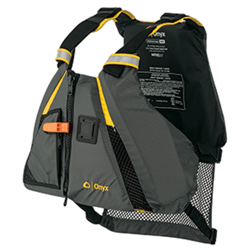 Onyx MoveVent Dynamic Paddle Sports Vest - Yellow/Grey - XS/SM