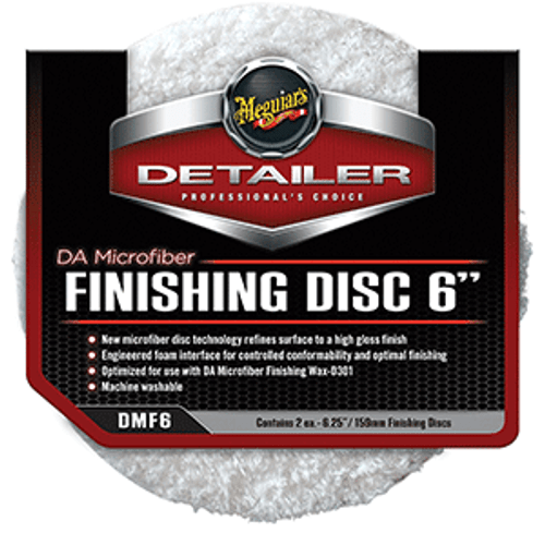 Meguiar&#39;s DA Microfiber Finishing Disc - 6" - 2-Pack