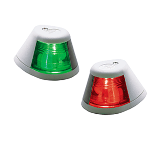 Perko 12V Side Lights - Pair - Horizontal Mount - White