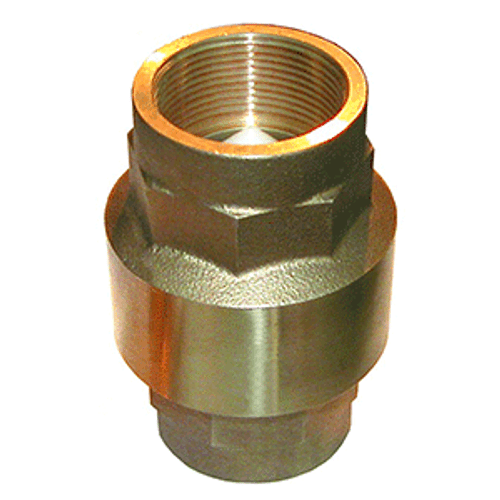 GROCO 1-1/4" Bronze In-Line Check Valve