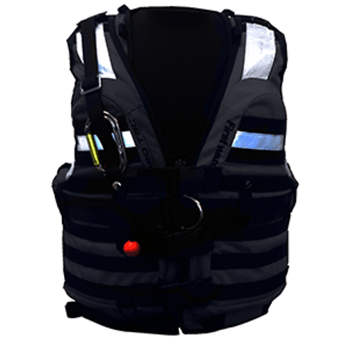 First Watch HBV-100 High Buoyancy Tactical Vest - Black - XL to 3XL