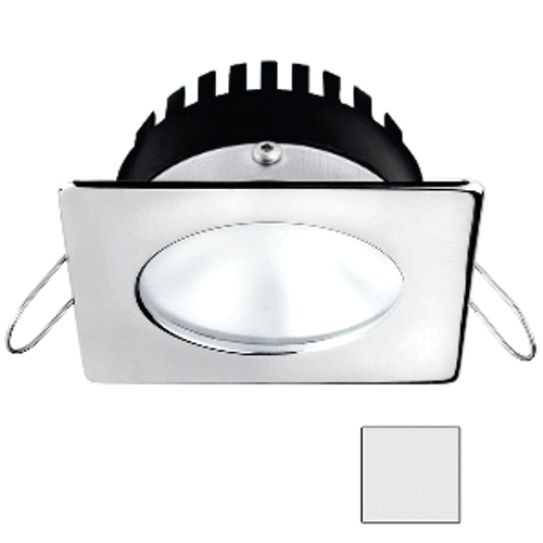 i2Systems Apeiron A506 6W Spring Mount Light - Square/Round - Cool White - Polished Chrome Finish