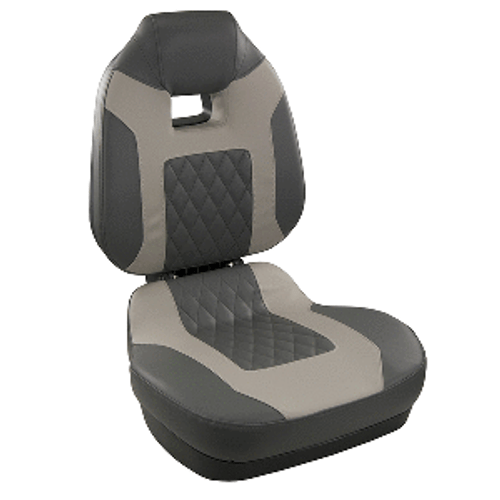 Springfield Fish Pro II High Back Folding Seat - Charcoal/Grey