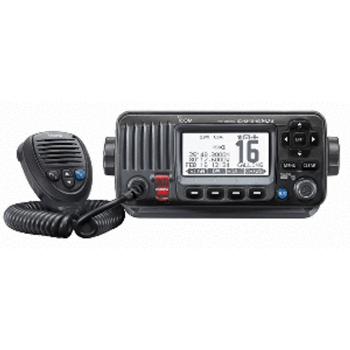 Icom M424G Fixed Mount VHF w/Built-In GPS - Black
