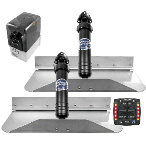 Bennett Marine 18x9 Hydraulic Trim Tab System w/One Box Indication