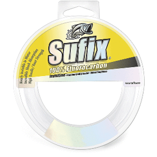 Sufix 100% Fluorocarbon Invisiline&trade; Leader - 80lb - 110yds