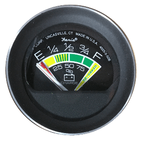 Faria Coral 2" Battery Condition Indicator Gauge
