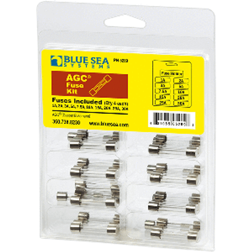 Blue Sea 5289 AGC Fuse Kit - 41-Piece