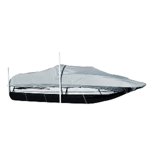 Carver Sun-DURA&reg; Styled-to-Fit Boat Cover f/20.5&#39; Sterndrive Deck Boats w/Walk-Thru Windshield - Grey