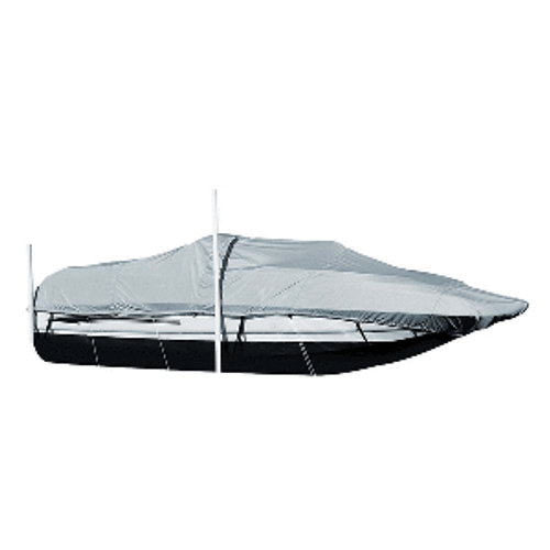 Carver Sun-DURA&reg; Styled-to-Fit Boat Cover f/21.5&#39; Sterndrive Deck Boats w/Walk-Thru Windshield - Grey