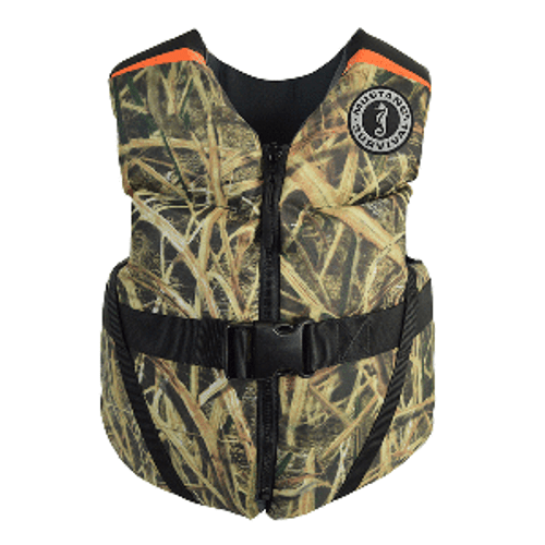 Mustang Youth REV Foam Vest - Mossy Oak Shadow Grass Blades - Youth