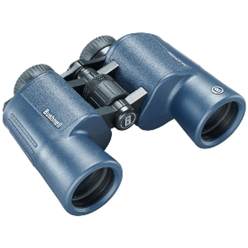 Bushnell 12x42mm H2O Binocular - Dark Blue Porro WP/FP Twist Up Eyecups