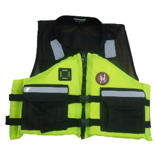 First Watch AV-5001 Crew Vest - Hi-Vis Yellow - Small to Medium