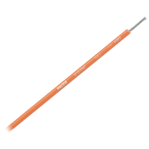 Pacer Orange 16 AWG Primary Wire - 25&#39;