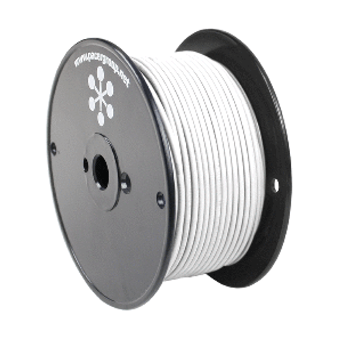 Pacer White 14 AWG Primary Wire - 250&#39;