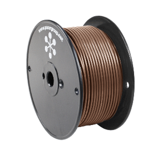 Pacer Brown 12 AWG Primary Wire - 250&#39;