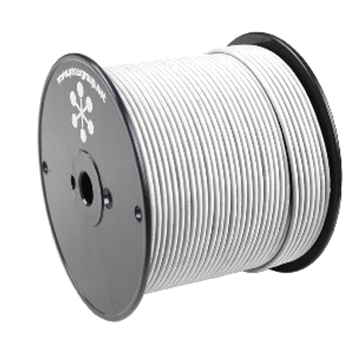 Pacer White 12 AWG Primary Wire - 500&#39;