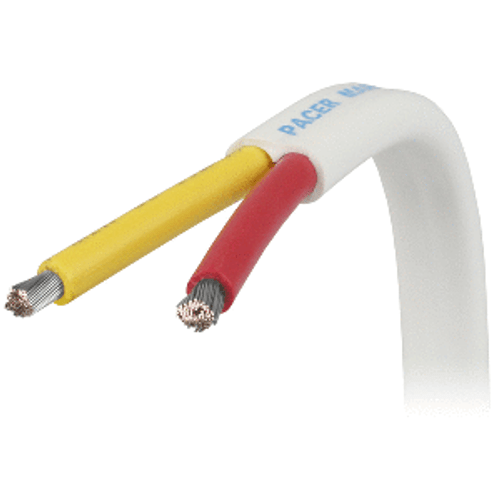 Pacer 16/2 AWG Safety Duplex Cable - Red/Yellow - 100&#39;