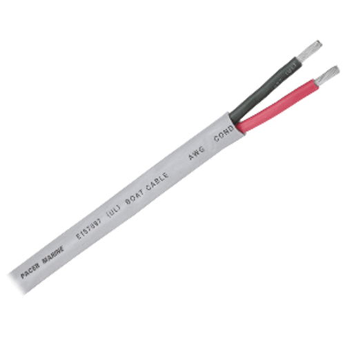 Pacer 16/2 AWG Round Cable - Red/Black - 100&#39;