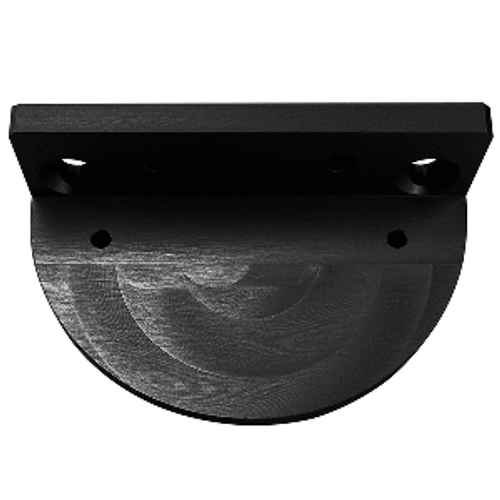 Lopolight Mounting Plate for X01 Series Vertical Sidelights - Black