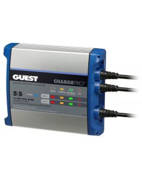 Guest 2711A 10A 2 Bank 120V Input Battery Charger GUE2711A