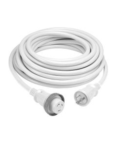 Hubbell HBL61CM08WLED 30 Amp 50 Foot Cordset With LED White HUBHBL61CM08WLED