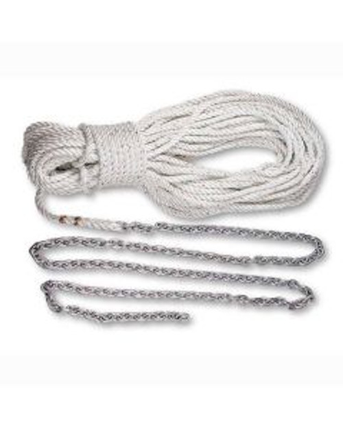 Lewmar 10' 1/4" G4 Chain W/150' 1/2" Rope LEW69000332