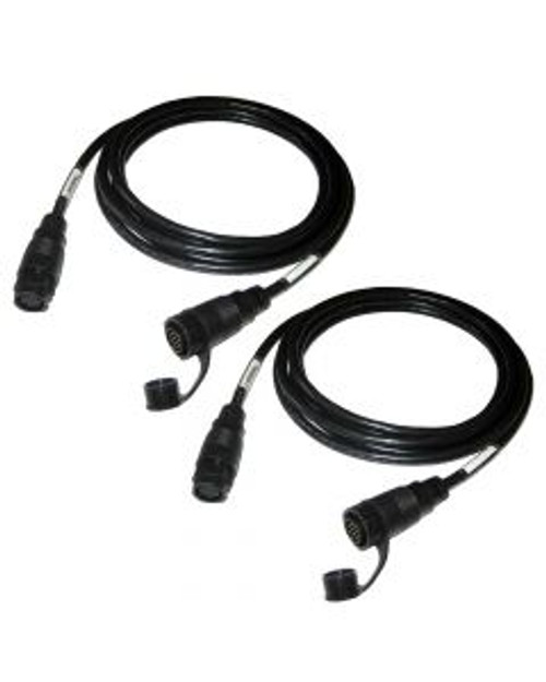 Lowrance 000-12752-001 Dual 10ft Transducer Extension Cable, 12pin