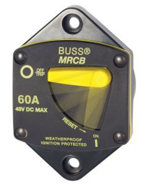 Blue Sea 187-Series 60 Amp Circuit Breaker Panel Mount BSS7040