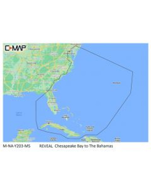 C-MAP® REVEAL™ - Gulf of Mexico and The Bahamas