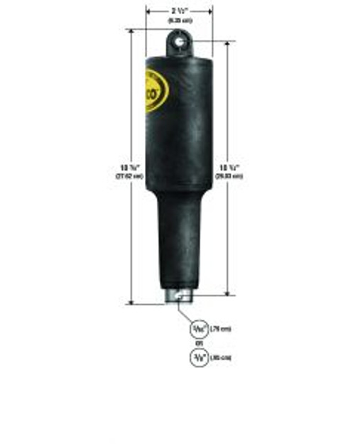 Lenco 2 1/4" Stroke XDS Actuator 5/16" 12V LEN15057001