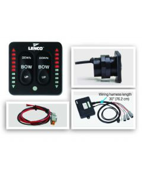 Lenco LED Two-Piece Indicator Switch with Pigtail for Single Actuator Systems LEN15270001