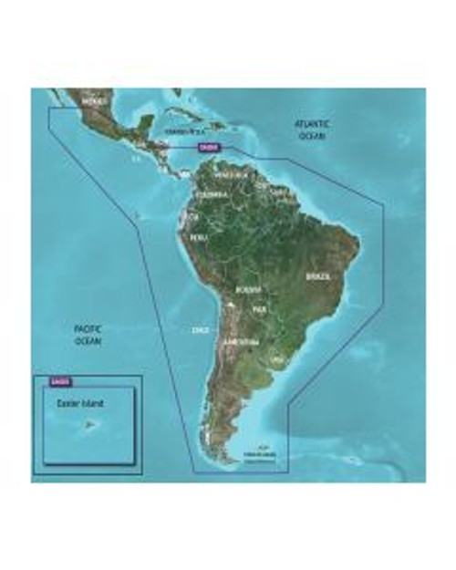 Garmin HXSA600X G3 Micro South America Coastal Chart GAR010C106720