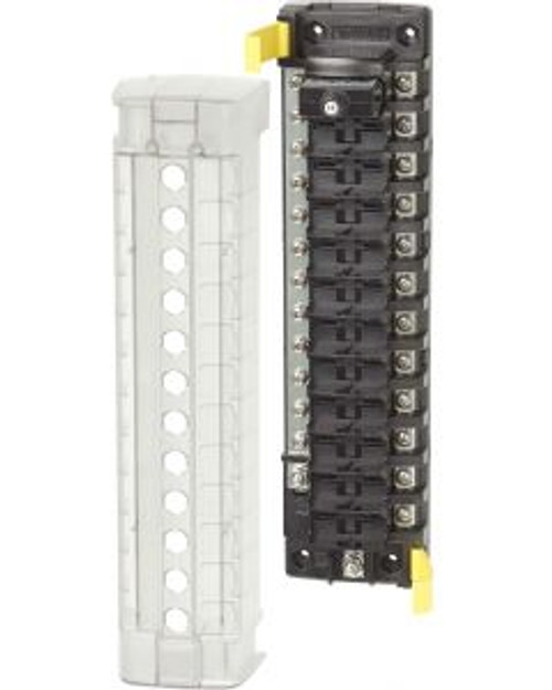 Blue Sea ST CLB Circuit Breaker Block - 12 Position with Negative Bus BSS5054