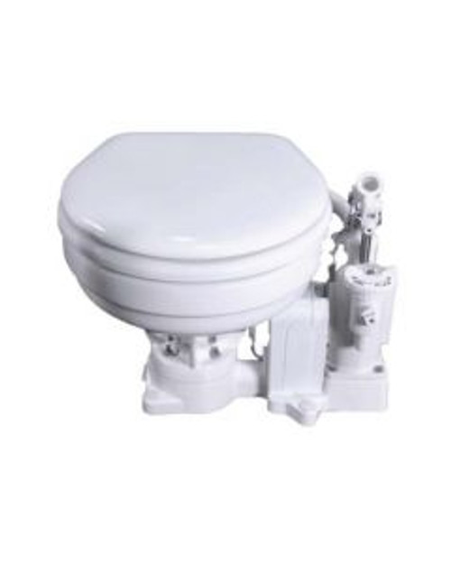 Raritan PH PowerFlush Manual Toilet Marine Size Bowl 12v RARP101E12
