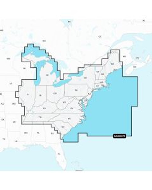 Navionics Plus NAUS007R U.S. East microSD NVN010C137030