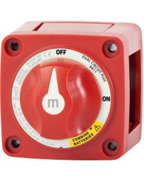 Blue Sea M-Series Battery Switch On/Off Dual Circuit Plus BSS6011