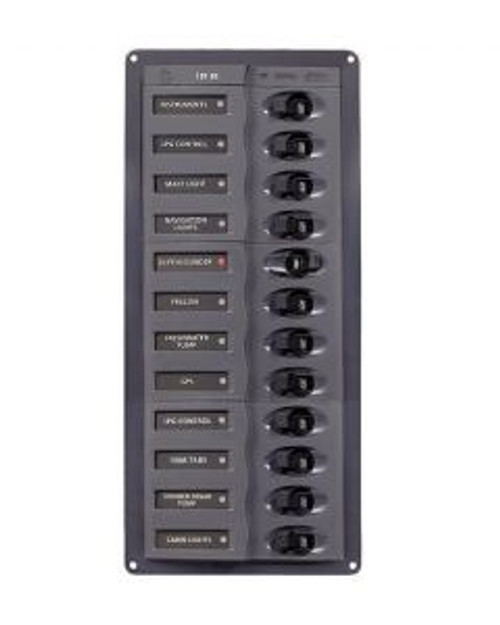 BEP 902NMV 12 Way DC Circuit Breaker Panel Vertical BEP902NMV