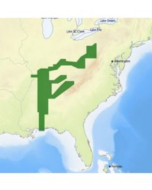 C-MAP M-NA-D039 4D microSD US Rivers OH, TN-Tom, Cumberland CMAMNAD039MS