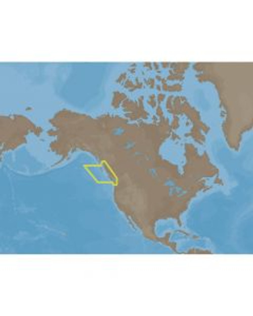 C-MAP NA-M025 Max Wide C Card Canada West Including Puget Sound CMAMNAM025CC